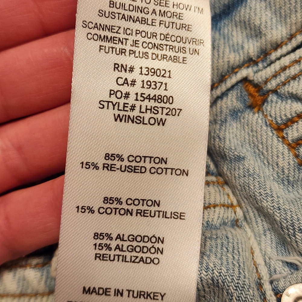 FRAME Le High Straight Denim Jean in Winslow Size 26 - Picture 15 of 16